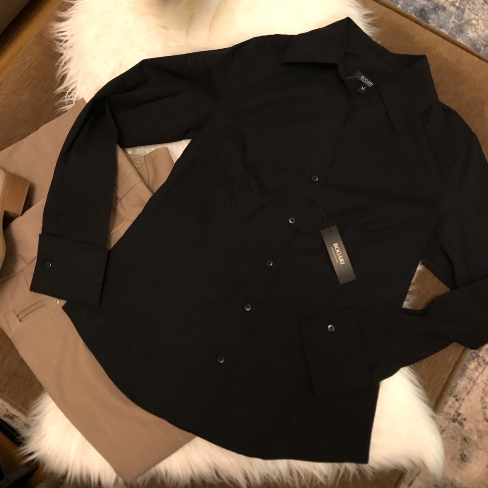 3/$20 NWT Bogari Black Shirt